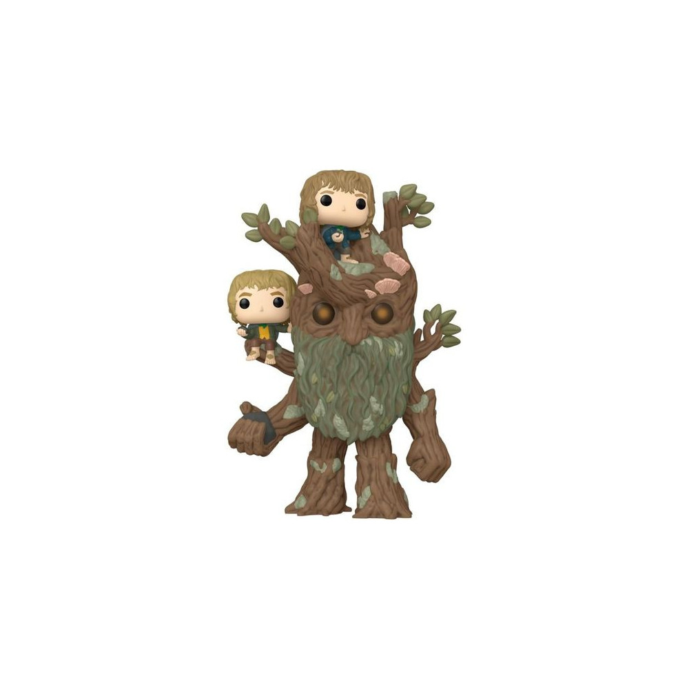 Figura POP Super El Señor de los Anillos Treebeard with Merry & Pippin