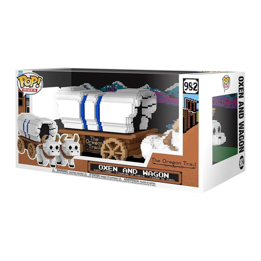 Figura POP Rides Super Deluxe: el camino de Oregon - Bueyes y vagón