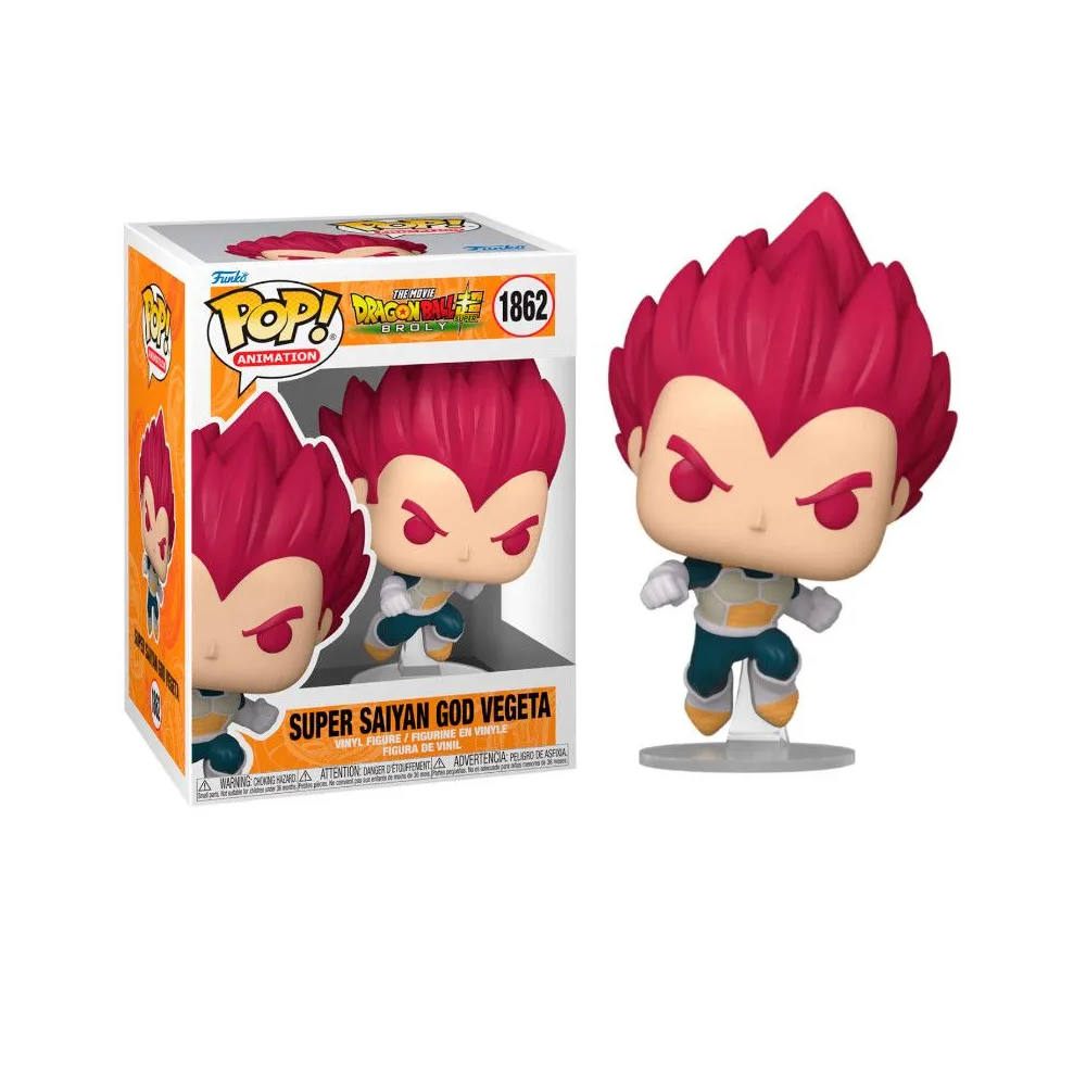 Figura POP Dragon Ball Super Broly Super Saiyan God Vegeta