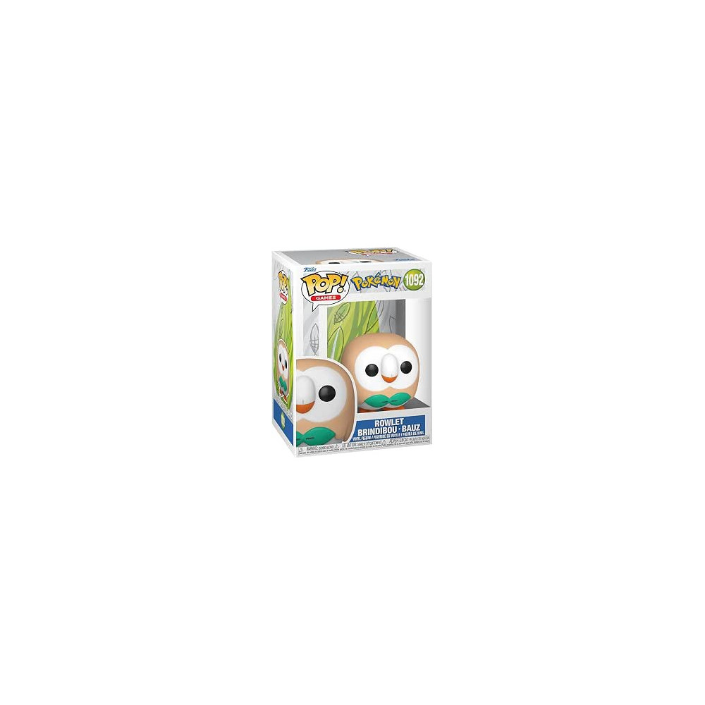 Funko POP Pokemon Rowlet - Brindibou - Bauz 1092