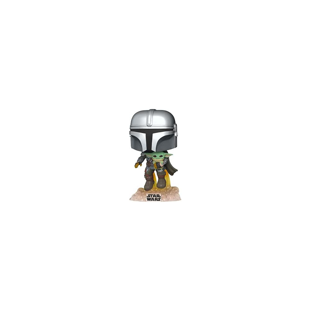 Funko POP Star Wars The Mandalorian Mando Flying with Jet Pack 402