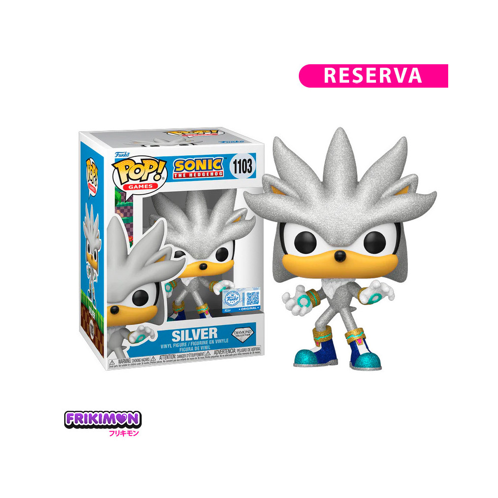 Figura POP Sonic The Hedgehog Silver Diamond Edition 1103