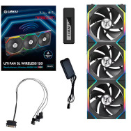 Lian Li UNI Fan SL-Wireless 120-Triple Pack (hoja inversa) Ventilador ARGB