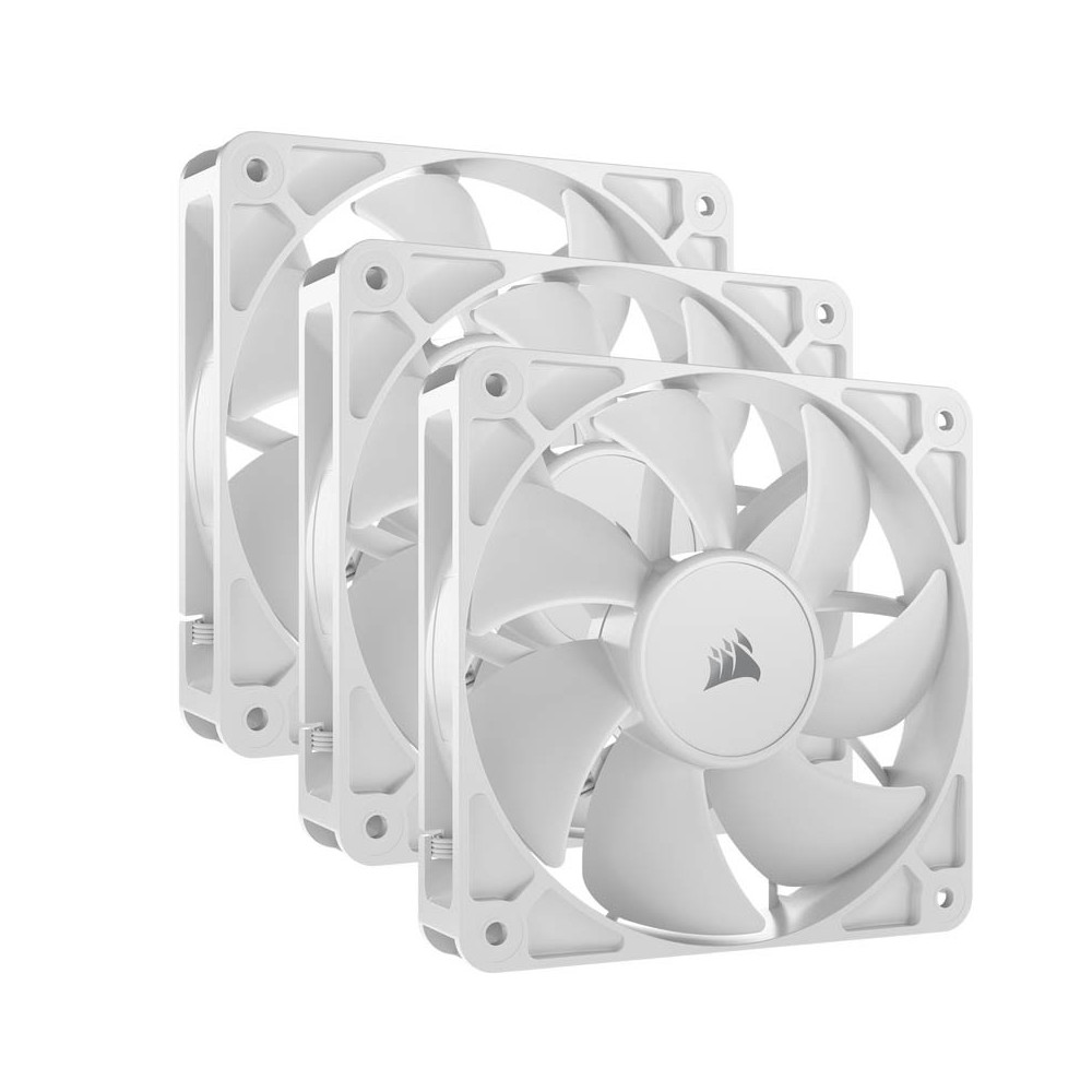 VENTILADOR CAJA ADICIONAL 12X12 CORSAIR RS120 WHITE TRIPLE PACK