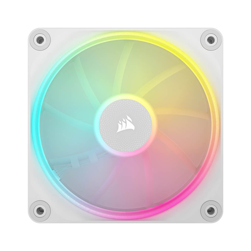 VENTILADOR CAJA ADICIONAL 12X12 CORSAIR LX120 ICUE LINK RGB WHITE