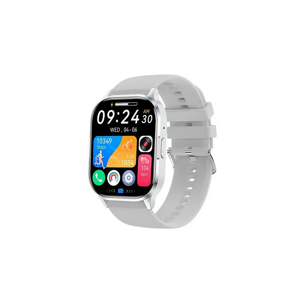 Smartwatch COOL Delta Silicona Gris (Amoled, Llamadas, Salud, Deporte)