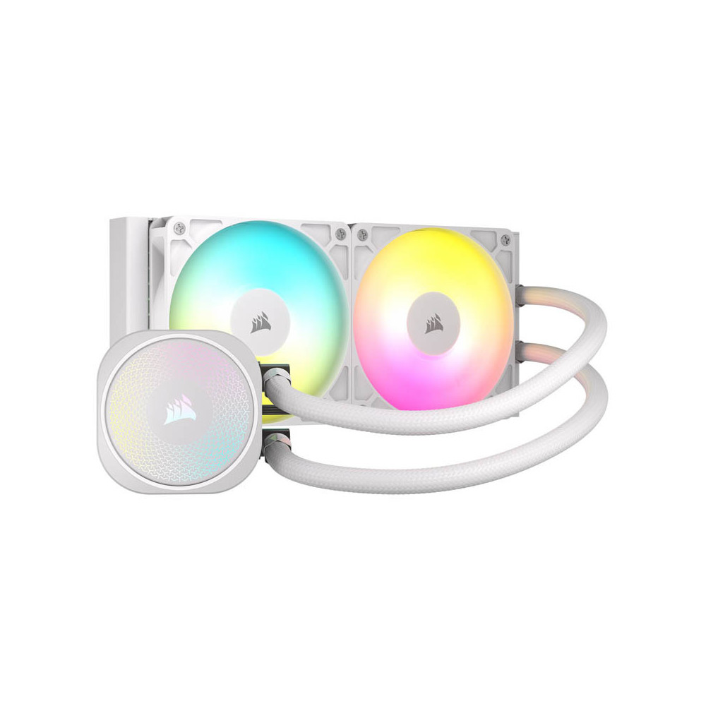 REFRIGERADOR LIQUIDO CPU CORSAIR NAUTILUS 240 (2X240MM) WHITE ARGB CW-9060094-WW