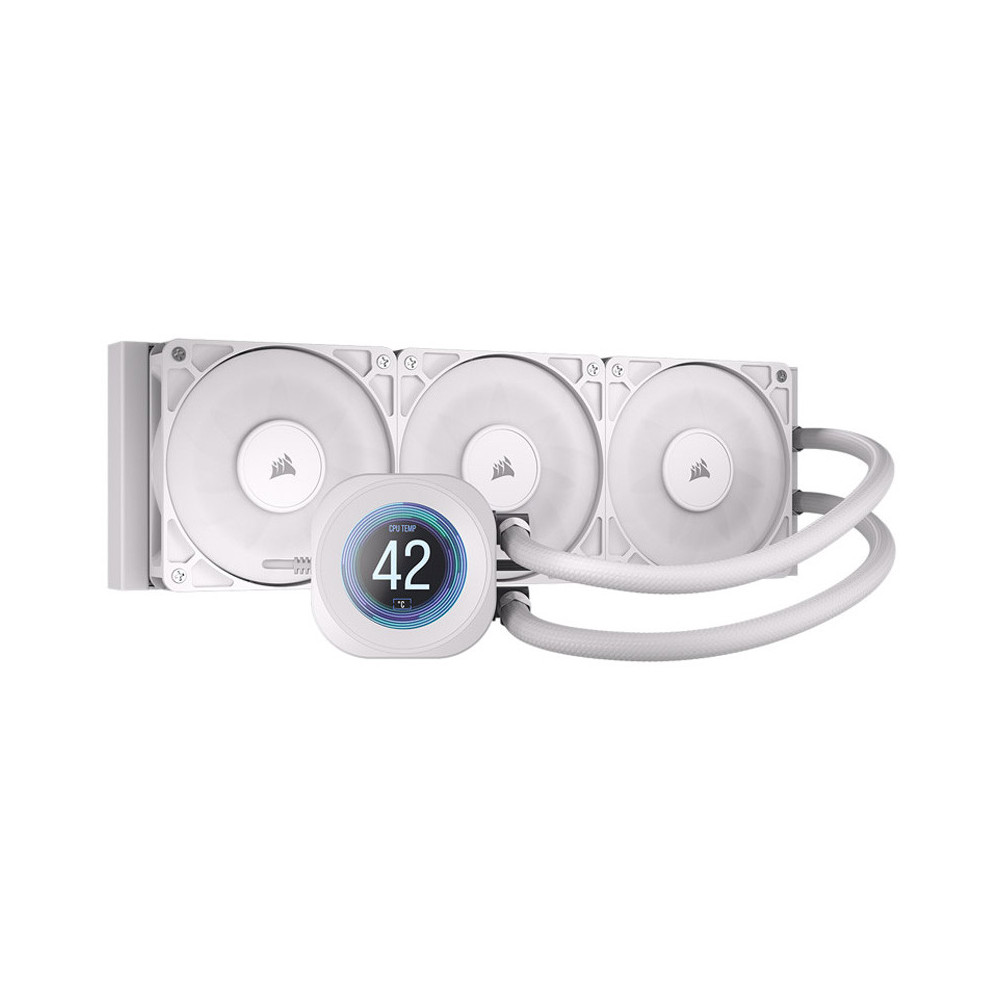 Kit Refrigeración Líquida Corsair Nautilus RS 360 LCD Blanco