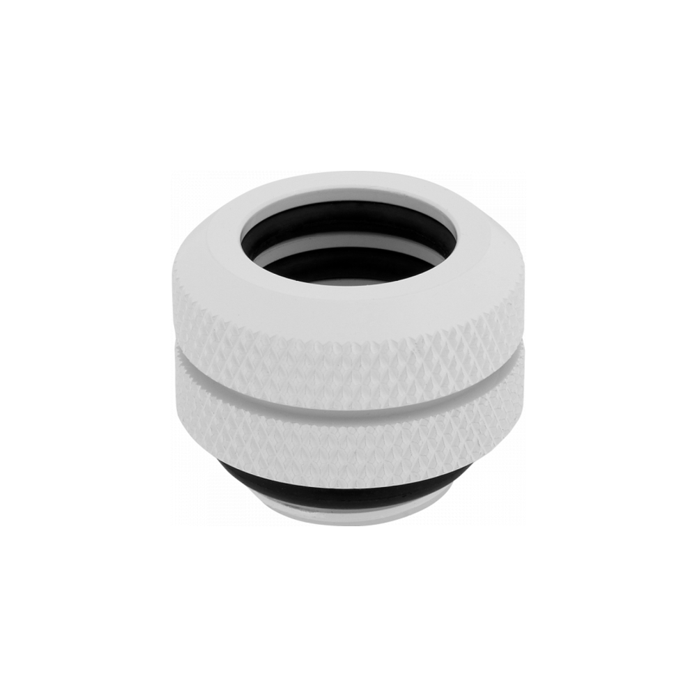 REFRIGERACION CUSTOM CORSAIR HYDROX CONECTOR 12MM RIGIDO Series XF BLANCO 4UNDS