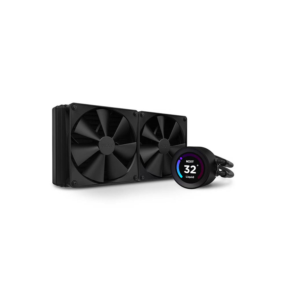REFRIGERADOR LIQUIDO CPU NZXT KRAKEN ELITE 280 2X140 NEGRO PER DISPLAY LCD PLUS