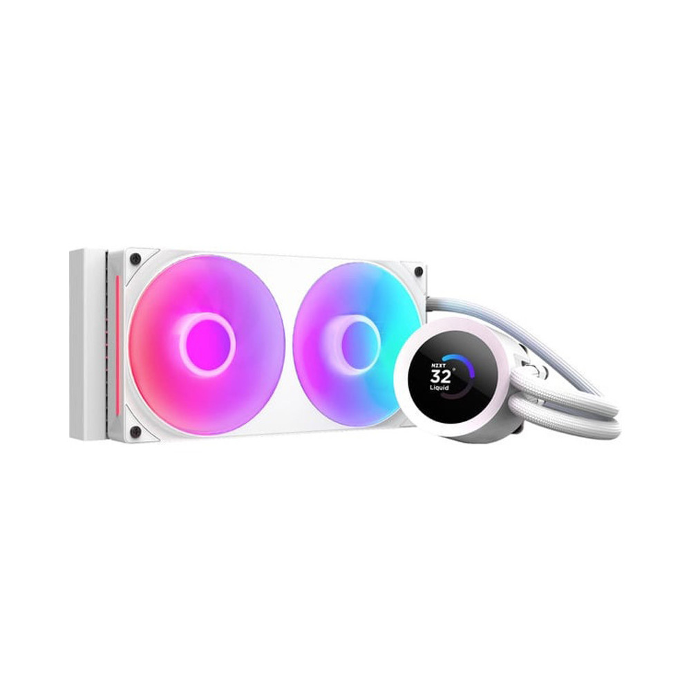 Kit Refrigeración Líquida NZXT Kraken Plus RGB 240 LCD Blanco