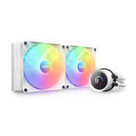 REFRIGERADOR LIQUIDO CPU NZXT KRAKEN 280 RGB 2X140 BLANCO VENT RGB DISPLAY LCD