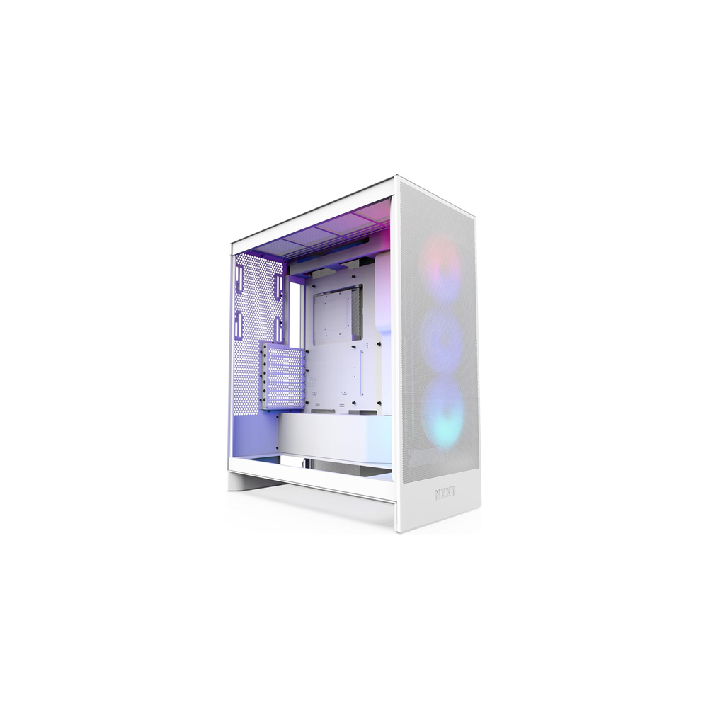 SEMITORRE GAMING NZXT H7 FLOW RGB SIN FUENTE BLANCO