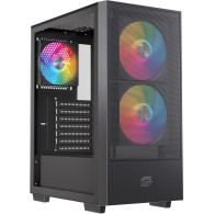 CAJA ATX SEMITORRE EINAREX P100 RGB NEGRA 3 FANS EXCS-PL-100R-B