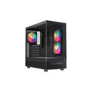 CAJA ATX SEMITORRE EINAREX S500 RGB 3 FANS NEGRA EXCS-PR-500R-B