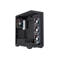 CAJA ATX SEMITORRE EINAREX S700 RGB 4 FANS NEGRA EXCS-PR-700R-B