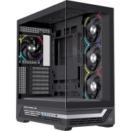 CAJA ATX SEMITORRE EINAREX S800 RGB 4 FANS NEGRA EXCS-PR-800R-B