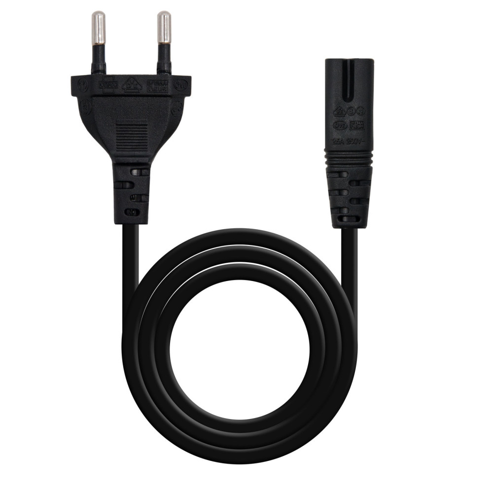 CABLE ALIMENTACION FORMA 8 CEE 716M-C7H 3 M NANOCABLE 10.22.0402-L300