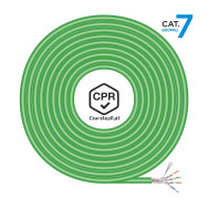 CABLE RED RJ45 LSZH CPR Cca CAT7 600 MHZ S FTP AWG23 VERDE 305M AISENS A146-0667