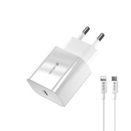 DEVIA CARGADOR TIPO C 20W + CABLE C-IOS