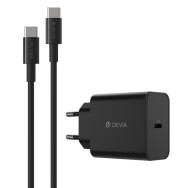 DEVIA CARGADOR ROCKET PD 45W + CABLE C-C