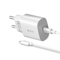 DEVIA CARGADOR TIPO C 25W + CABLE C-C