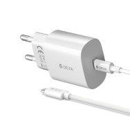 DEVIA CARGADOR TIPO C 25W + CABLE C-C