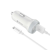 DEVIA CARGADOR COCHE DUAL 3.1A + CABLE MICRO
