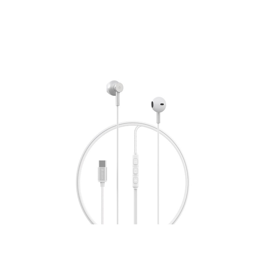 DEVIA AURICULAR SMART METAL M2 TIPO C PLATA