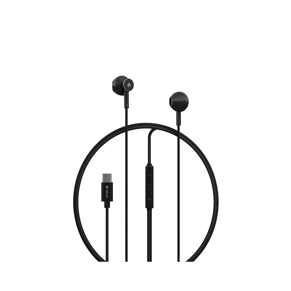 DEVIA AURICULAR SMART METAL M2 TIPO C NEGRO