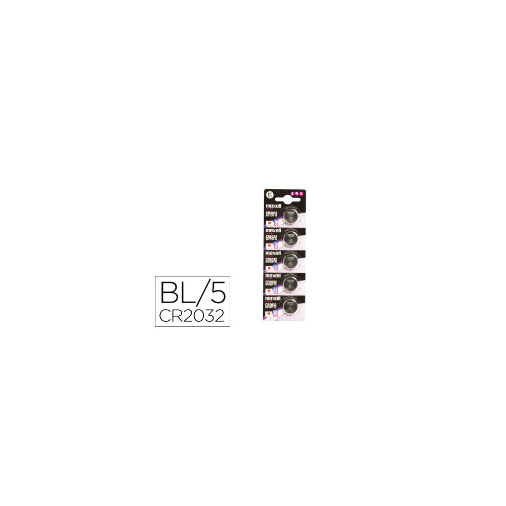 PILA BOTON LITIO MAXELL CR2032 E-BL.5