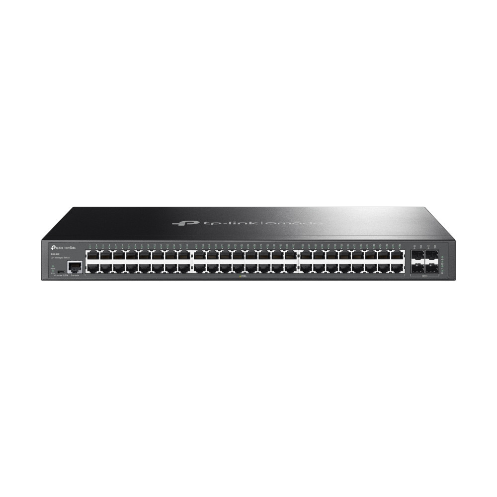 SWITCH TP LINK OMADA 48P SG3452 GESTIONABLE L2 48x1G 4xSFP