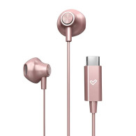 AURICULAR ENERGY EASYPODS IN-EAR CABLE TIPOC MICROFONO ROSA METALIZADO 459285