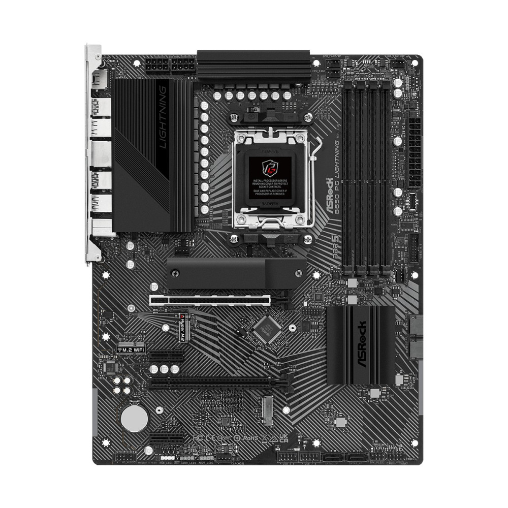 PB AMD SAM5 ASROCK B650 PG LIGHTNING 4DDR5 4SATA6 M2 HDMI ATX