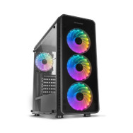 Semitorre ATX NOX Hummer TGM Rainbow RGB