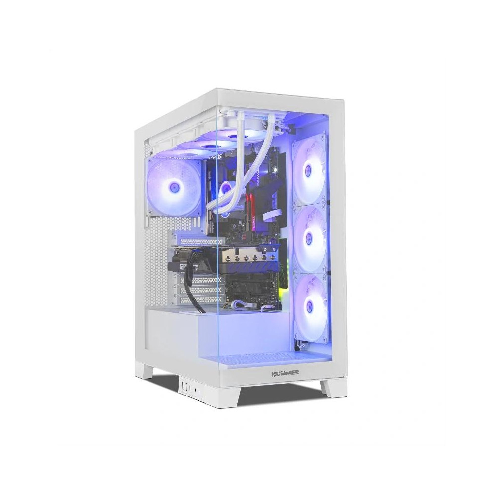 NOX CARCASA HUMMER GLOCK BLANCA  ATX-MICRO ATX-MINI ITX