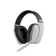 AURICULARES CON MICROFONO KROM KANJI BLUETOOH / USB BLANCO