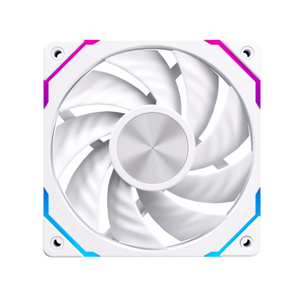 VENTILADOR CAJA ADICIONAL EINAREX EX12C ARGB EXFN-12CS21-W BLANCO 120MM