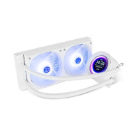 VENTILADOR SISTEMA DE REFRIGERACION LIQUIDA NOX X240 LCD BLANCO