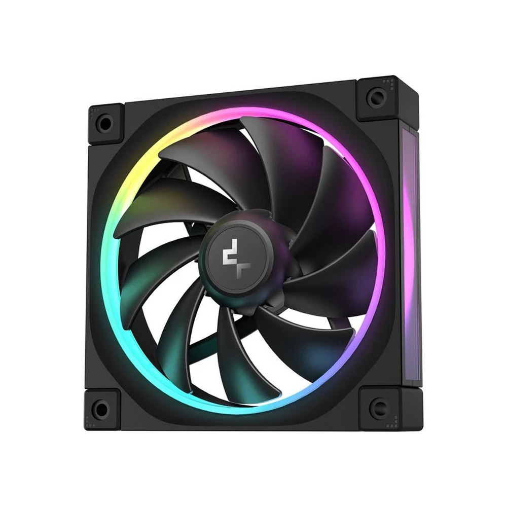 VENTILADOR CAJA ADICIONAL 12X12 DEEPCOOL FL12 ARGB NEGRO R-FL12-BKAPN1-G