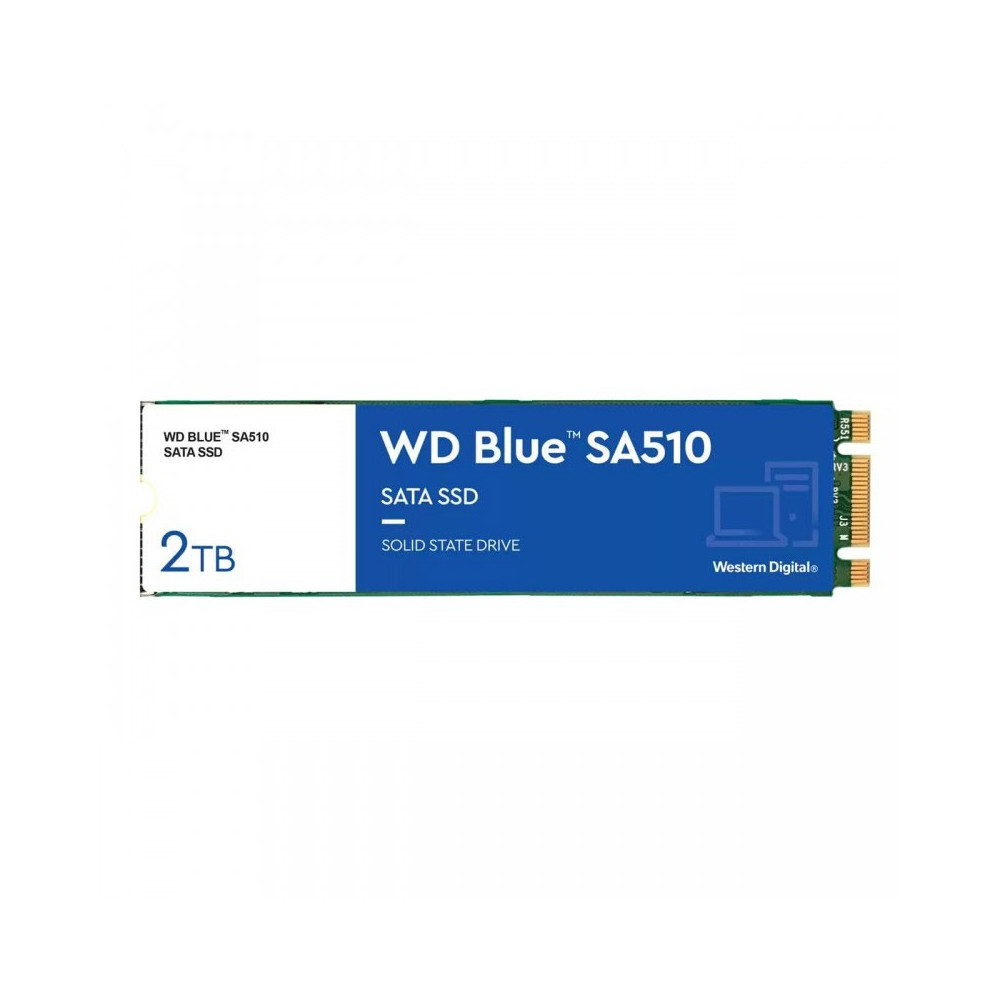 HD SSD 2TB WESTERN DIGITAL M.2 2280 SA510 BLUE WDS200T3B0B