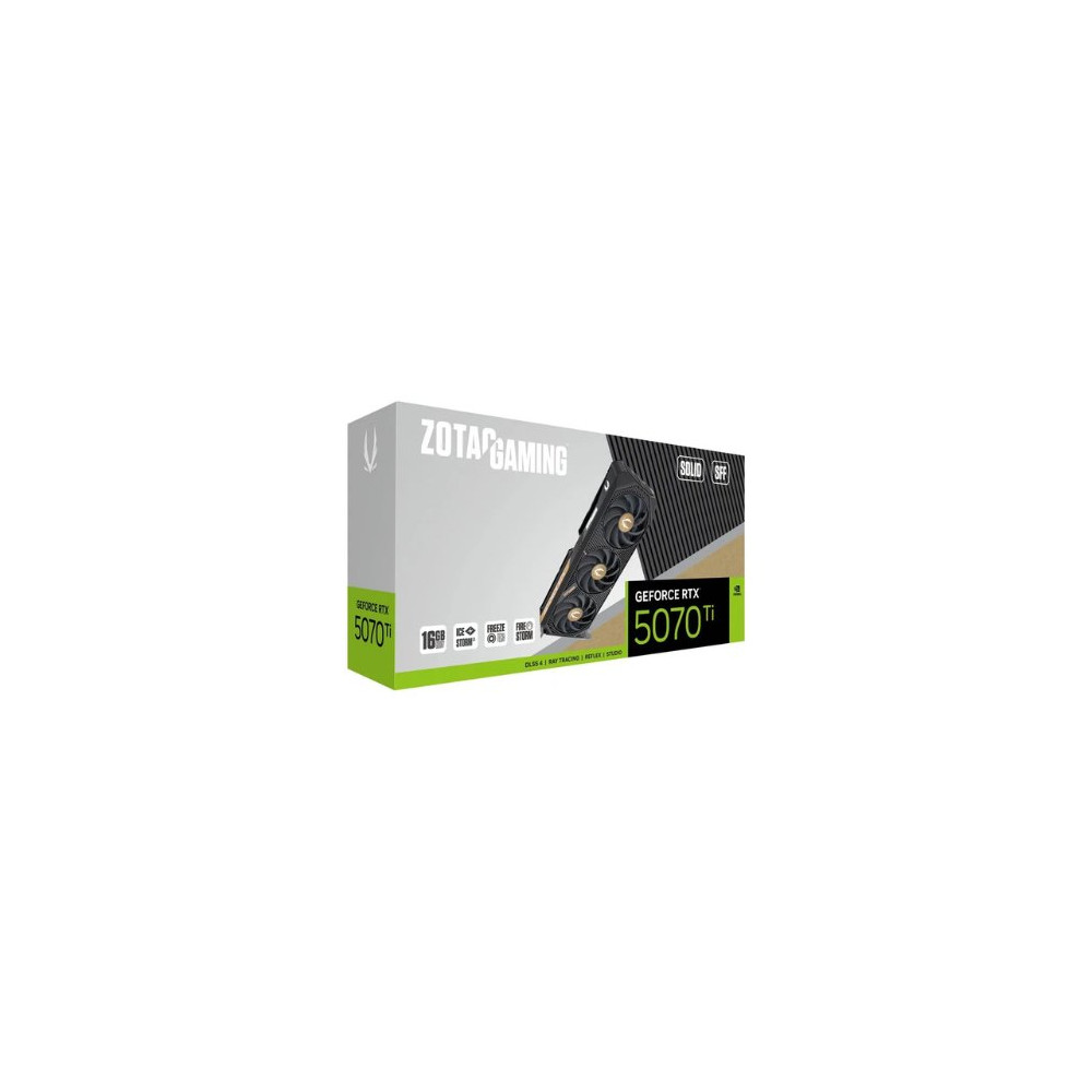 Tarjeta Gráfica Zotac Gaming GeForce RTX 5070 Ti SOLID SFF 16GB GDDR7 DLSS4