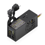 FUENTE ALIMENTACION TFX 500W CABLE ALIMENTA OEM NEGRA AISENS ASPC-500TFX-PSEBK