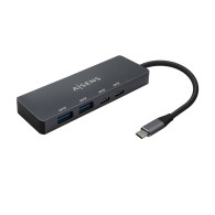 HUB USB 3.2 GEN1 5G USB-C USB-CM-2xUSB-CH-2xUSB-AH GRIS 15CM AISENS A109-0744