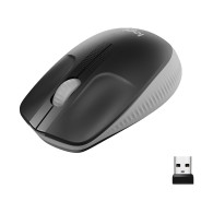 RATON LOGITECH INALAMBRICO M190 USB GRIS MEDIO 910-005906