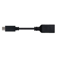 CABLE USB 3.1 GEN1 5GBPS 3A TIPO USB-CM-AH NEGRO 15CM NANOCABLE 10.01.4201
