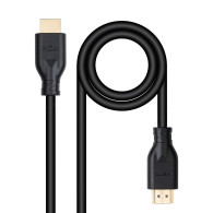 CABLE HDMI V2.0 4K@60HZ 18Gbps CCS NEGRO 1.5 M NANOCABLE 10.15.3901-L150
