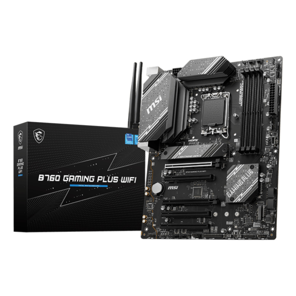 PLACA BASE MSI PRO B760 GAMING PLUS WIFI ATX 4XDDR5 HDMI + DP