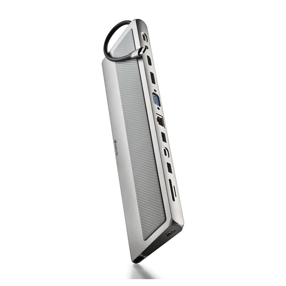 HUB USB NGS 12 PUERTOS USB 2.0 CON ADAPTADOR DE CORRIENTE WONDERDOCK12PRO