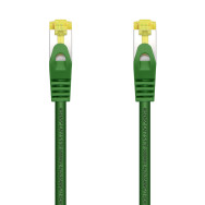 CABLE RED LATIGUILLO RJ45 LSZH CAT.7 SFTP AWG26 VERDE 1.0M AISENS A146-0482